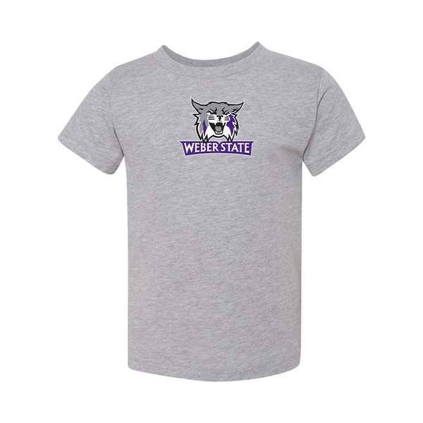 Weber State Wildcats BELLA  CANVAS Toddler Jersey Tee