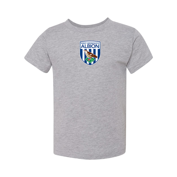 West Bromwich Albion Soccer BELLA  CANVAS Toddler Jersey Tee