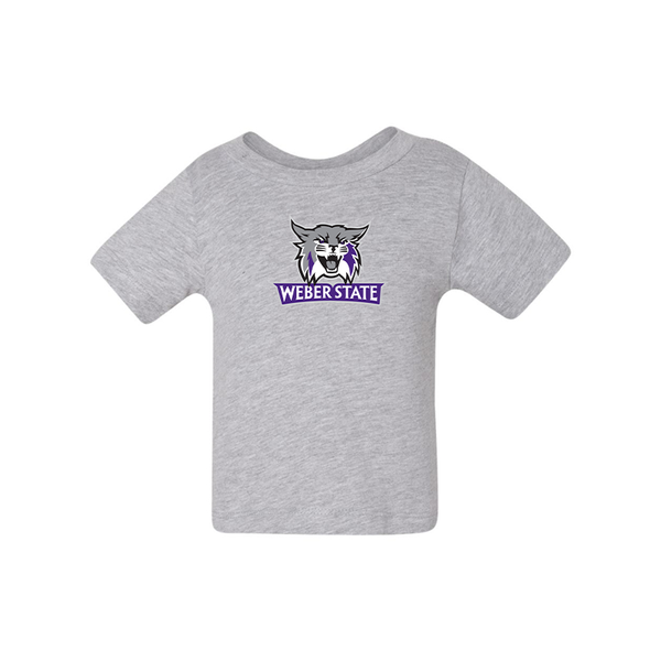 Weber State Wildcats BELLA CANVAS Infant Jersey Tee