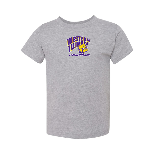 Western Illinois Leathernecks BELLA  CANVAS Toddler Jersey Tee