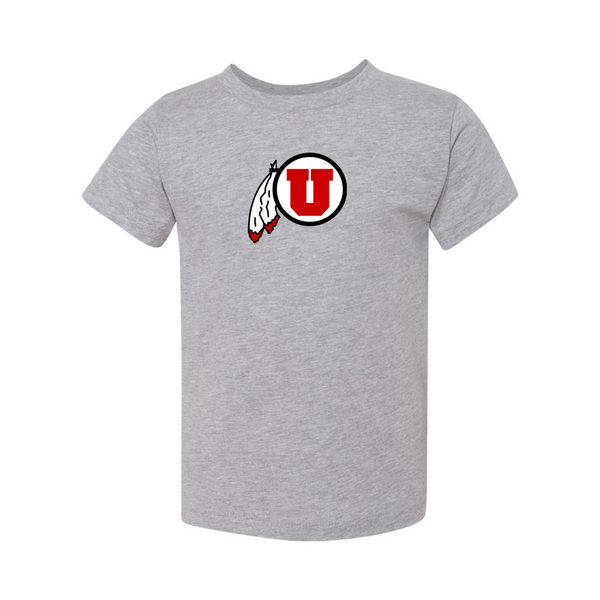 Utah Utes BELLA  CANVAS Toddler Jersey Tee