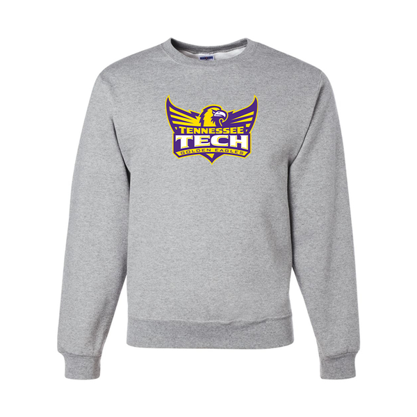 Men's Tennessee Tech Golden Eagles  JERZEES NuBlend Crewneck Sweatshirt