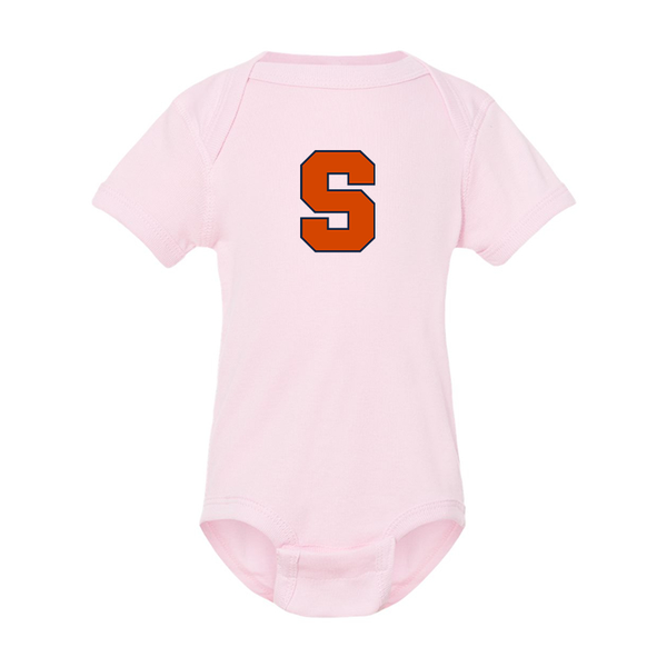 Syracuse Orange  Rabbit Skins Infant Baby Rib Bodysuit
