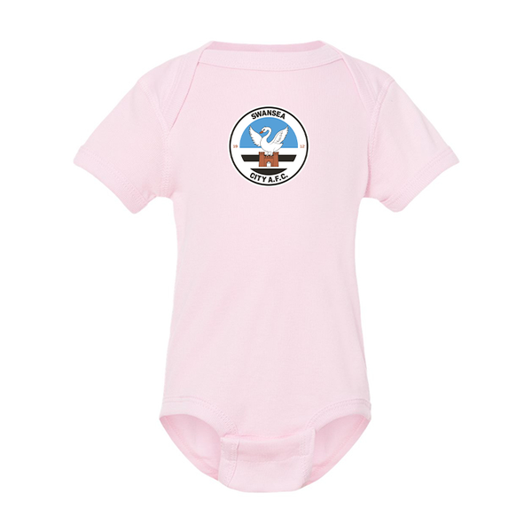 Swansea City Soccer  Rabbit Skins Infant Baby Rib Bodysuit