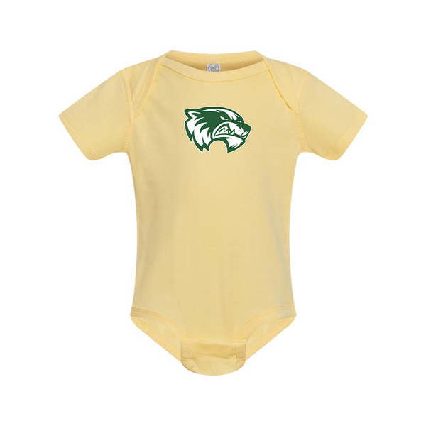 Utah Valley Wolverines  Rabbit Skins Infant Baby Rib Bodysuit
