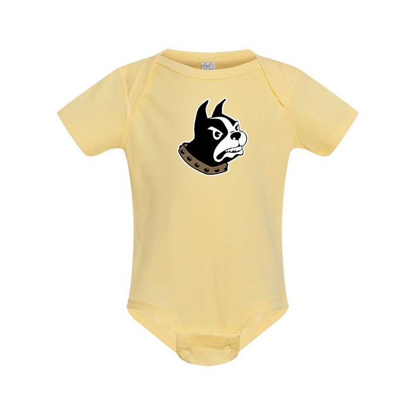 Wofford Terriers   Rabbit Skins Infant Baby Rib Bodysuit