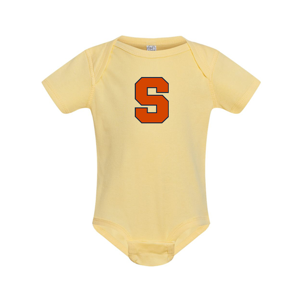 Syracuse Orange  Rabbit Skins Infant Baby Rib Bodysuit