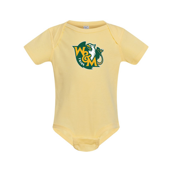 William and Mary Tribe  Rabbit Skins Infant Baby Rib Bodysuit