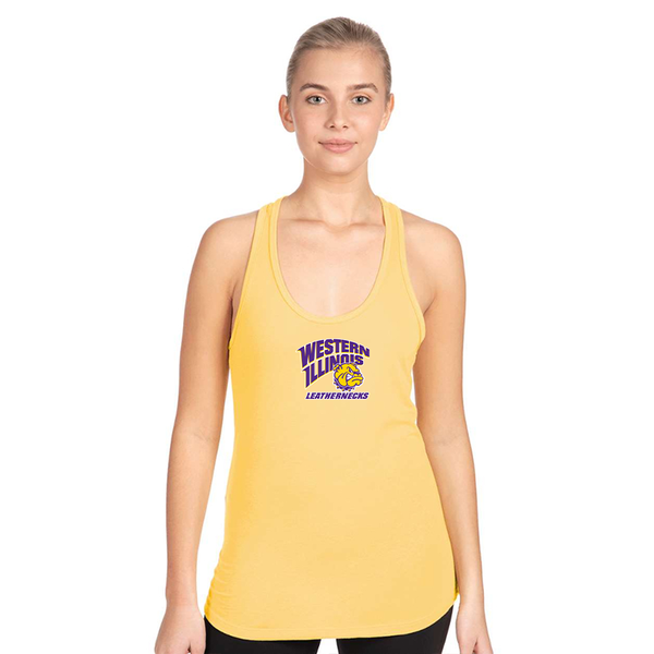Women's Western Illinois Leathernecks Next Level Ideal Racerback Tank
