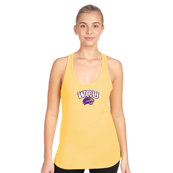 Women's Western Carolina CatamountsNext Level Ideal Racerback Tank
