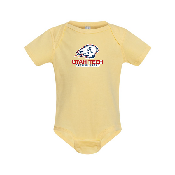 Utah Tech Trailblazers Rabbit Skins Infant Baby Rib Bodysuit
