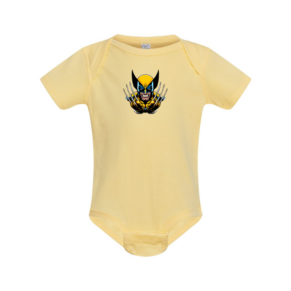 Wolverine 2025 Art   Rabbit Skins Infant Baby Rib Bodysuit