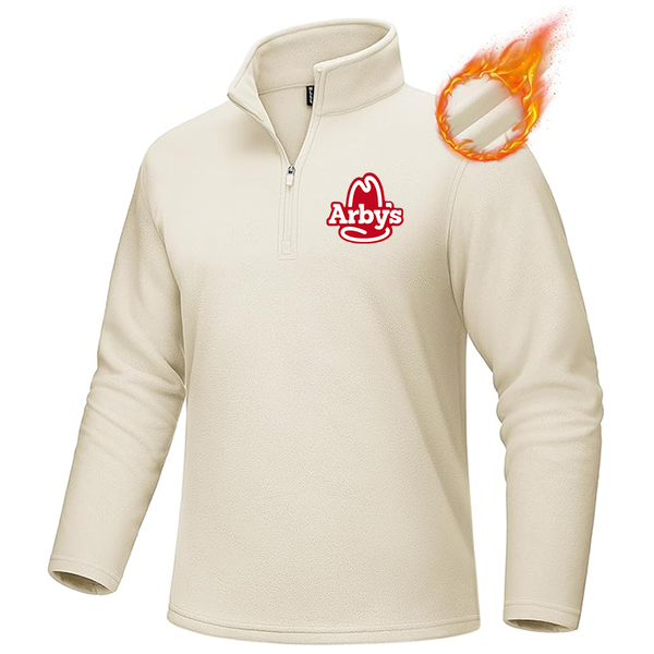Men's Arbys MAGCOMSEN Men_s Quarter-Zip Pullover Polar Fleece Sweatshirt Stand Collar Long Sleeve Shirt for Men Thermal Winter Fall