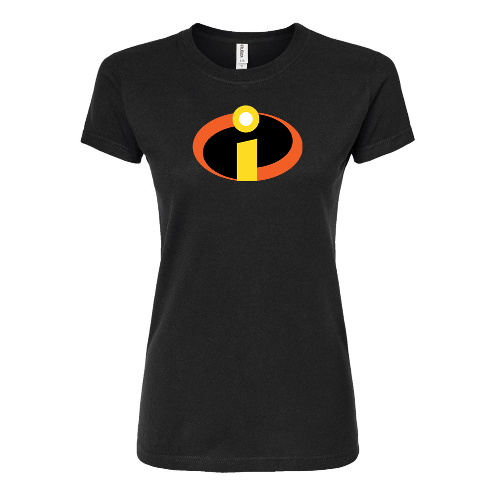 Women's The Incredibles Cartoon Round Neck T-Shirt