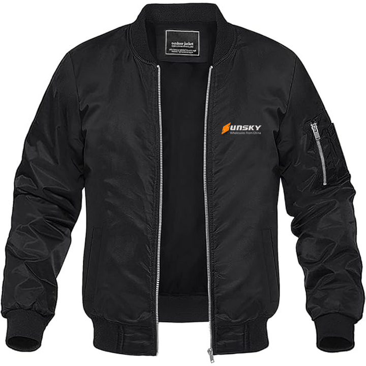 Men's SUNSKY Logo Lightweight Bomber Jacket