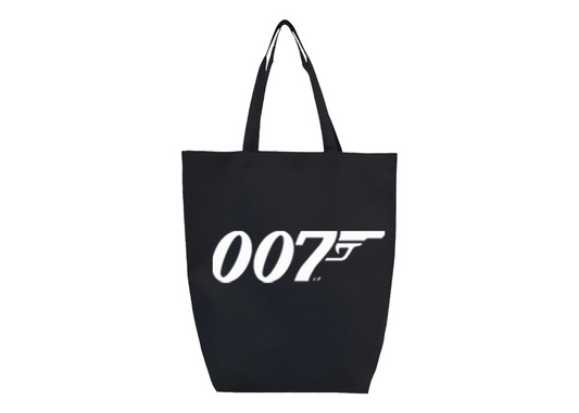 007 James Bond Movie -  Q-Tees - Non-Woven Gusset Bottom Tote - Q1251