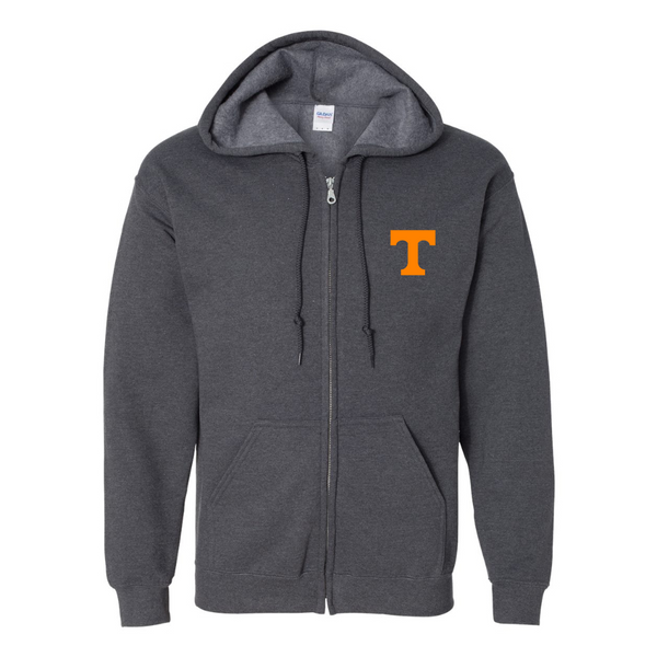 Men's Tennessee Volunteers JERZEES NuBlend Full-Zip Hooded Sweatshirt