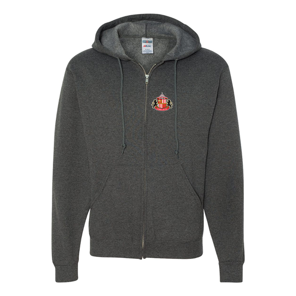 Men's Sunderland AFC Soccer  JERZEES NuBlend Full-Zip Hooded Sweatshirt