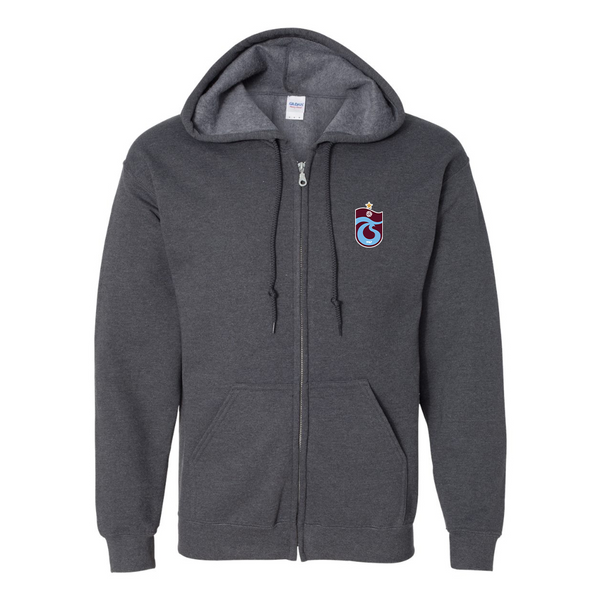 Men's Trabzonspor Soccer JERZEES NuBlend Full-Zip Hooded Sweatshirt