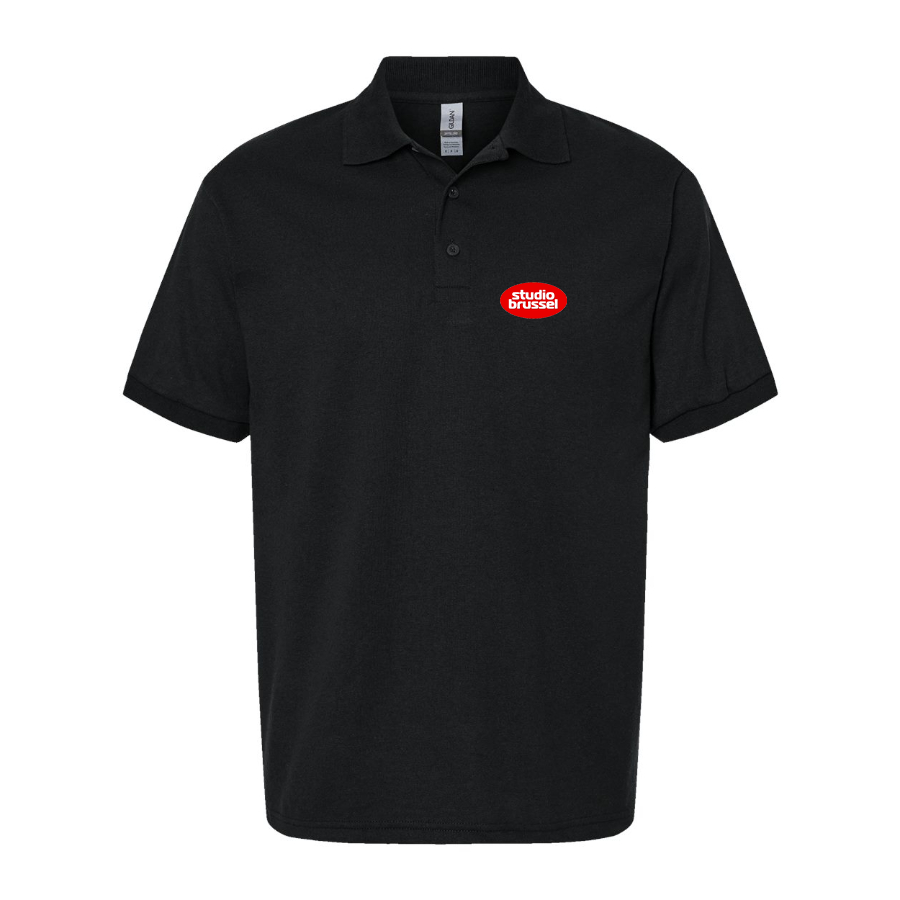 Men's Studio Brussel Dry Blend Polo - Black