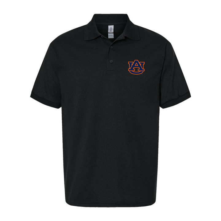 Men's Auburn Tigers Dry Blend Jersey Polo - Black