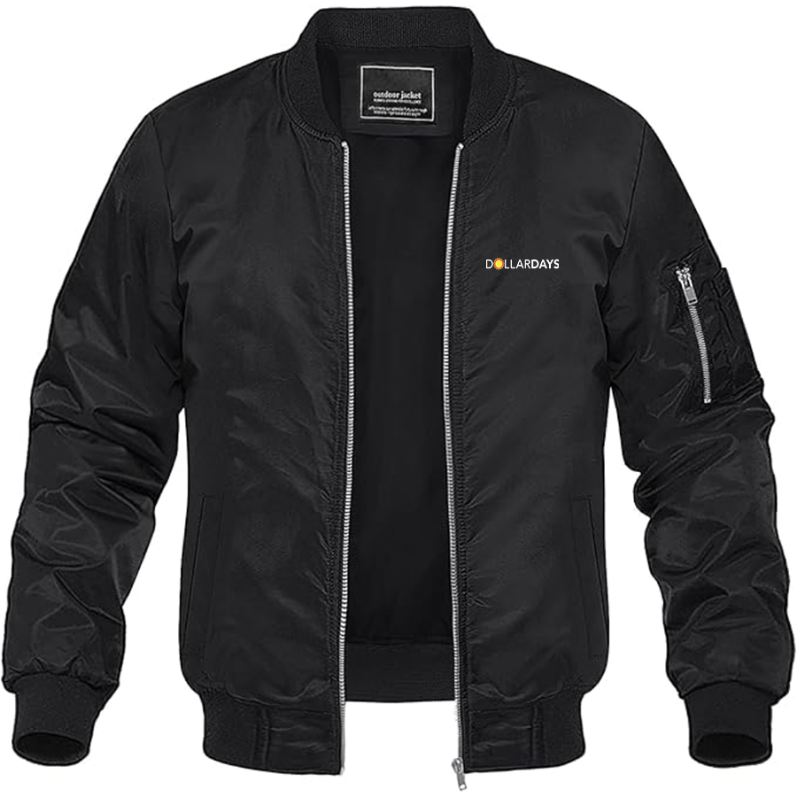 Men's Dollar Days Logo Lightweight Bomber Jacket