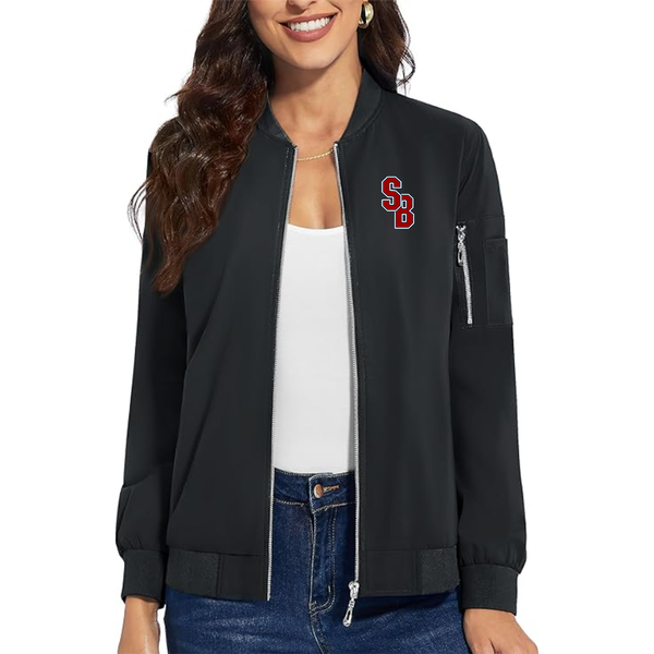 Women's  Stony Brook Seawolves Tribe  Premium Bomber Jacket Outerwear
