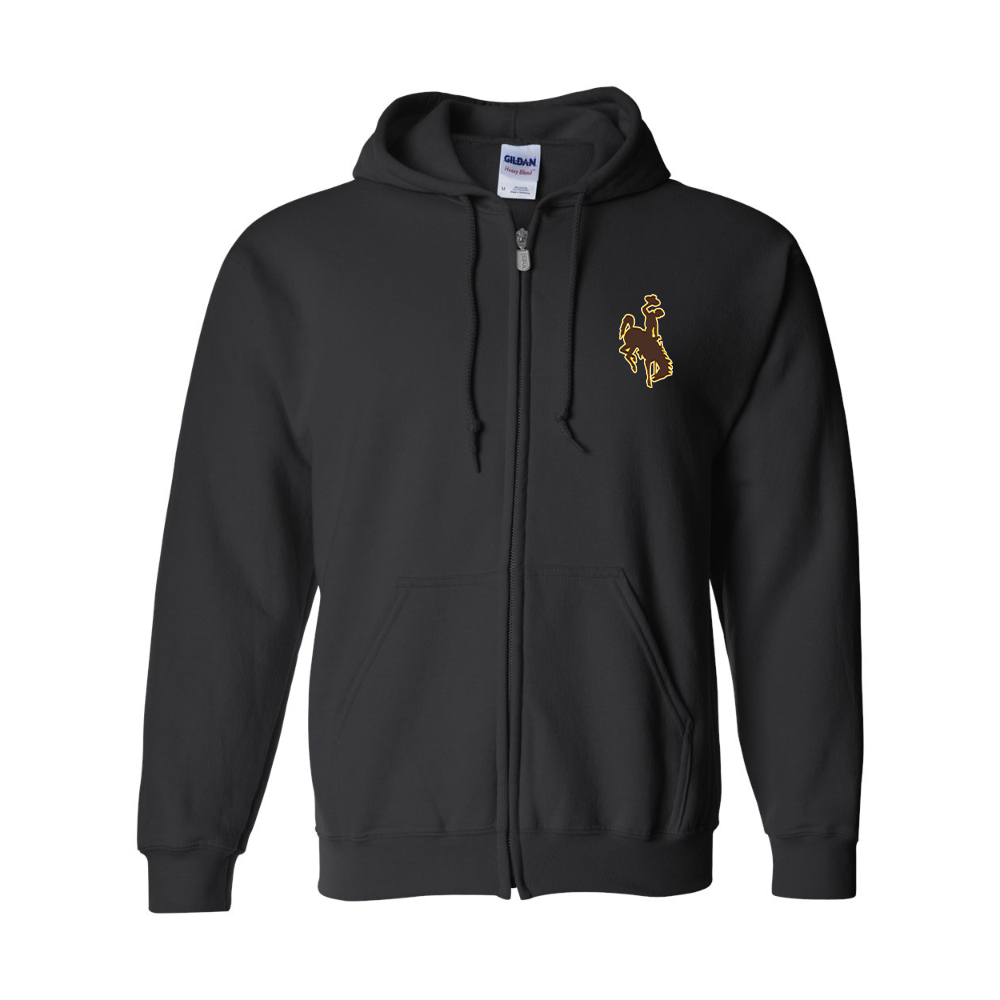 Men's Wyoming Cowboys Zipper Hoodie