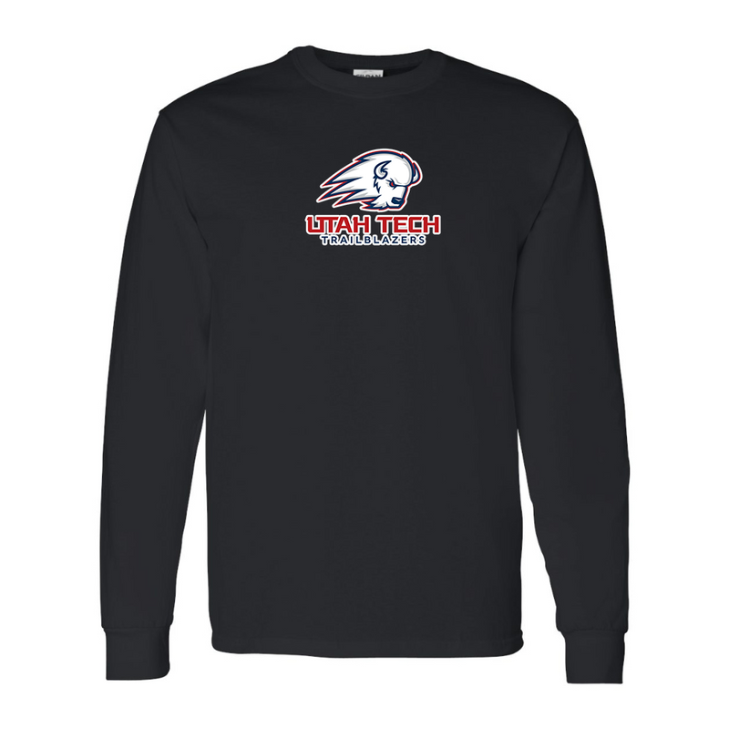 Men's Utah Tech Trailblazers Gildan Heavy Cotton Long Sleeve T-Shirt