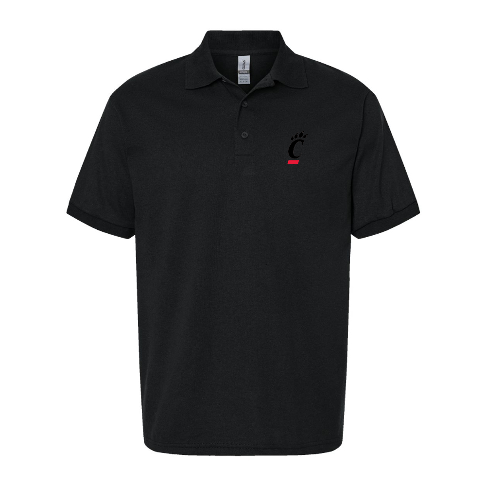 Men's Cincinnati Bearcats Dry Blend Jersey Polo - Black