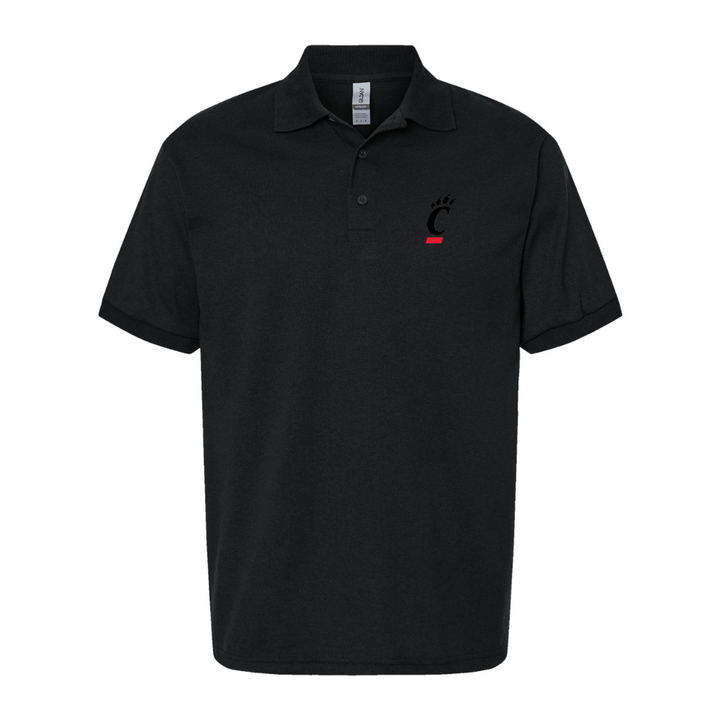 Men's Cincinnati Bearcats Dry Blend Jersey Polo - Black