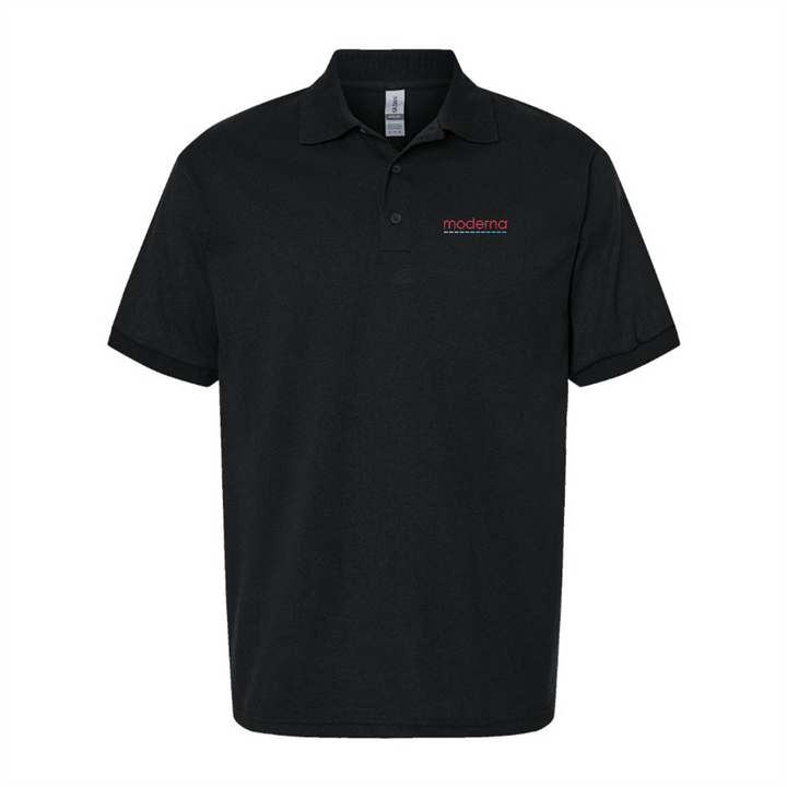 Men's Moderna Logo Dry Blend Polo - Black