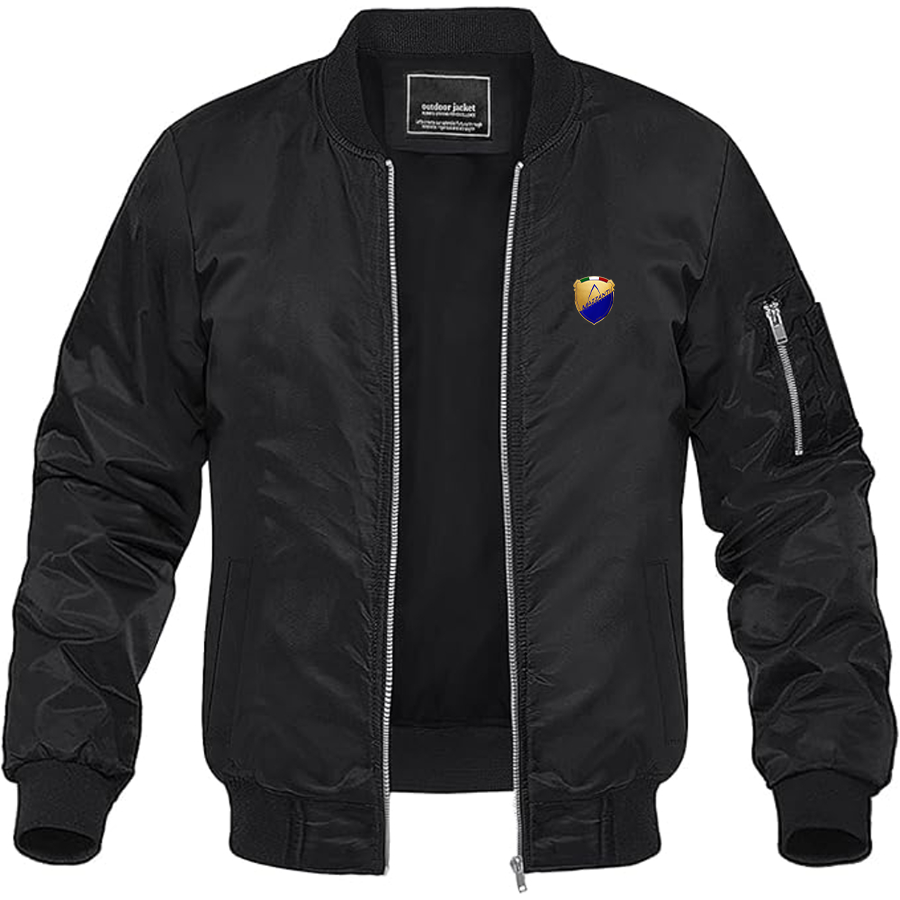 Men's Mazzanti Automobili Logo Lightweight Bomber Jacket