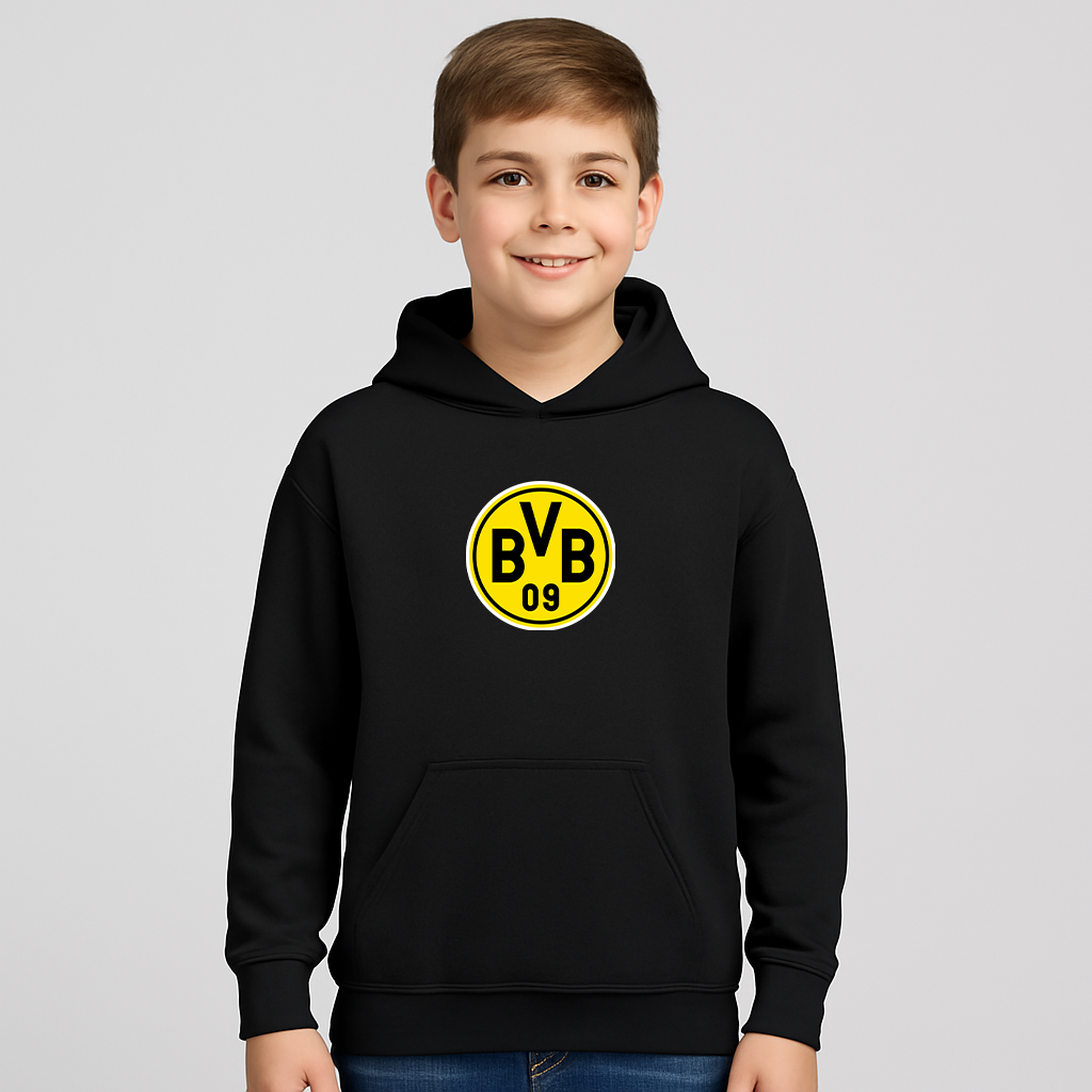 Youth Kids Borussia Dortmund BVB FC Pullover Hoodie