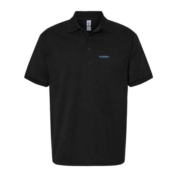 Men's Foffa Blue Logo Dry Blend Polo