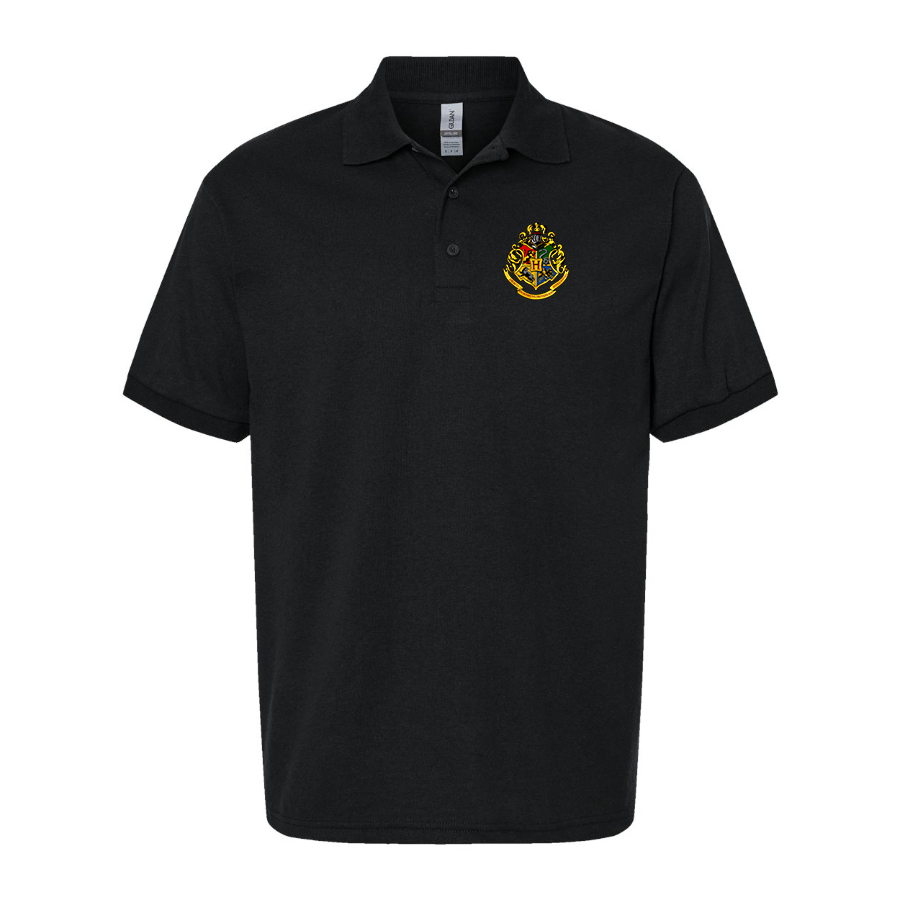 Men's Hogwarts Emblem Harry Potter Movie Dry Blend Polo