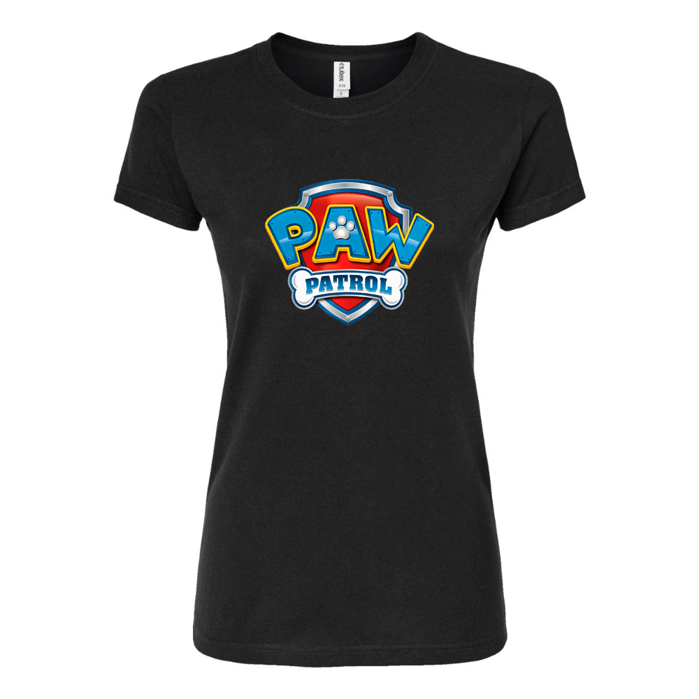 Women's Paw Patrol Cartoon Round Neck T-Shirt