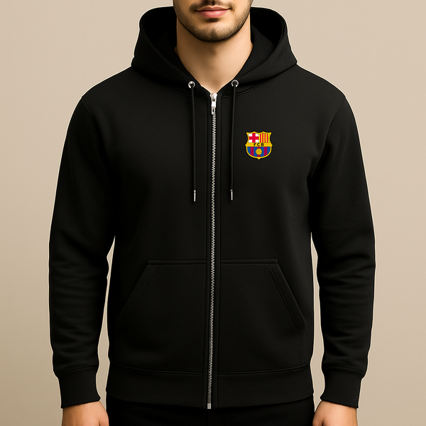 Men's F.C. Barcelona Soccer Zipper Hoodie