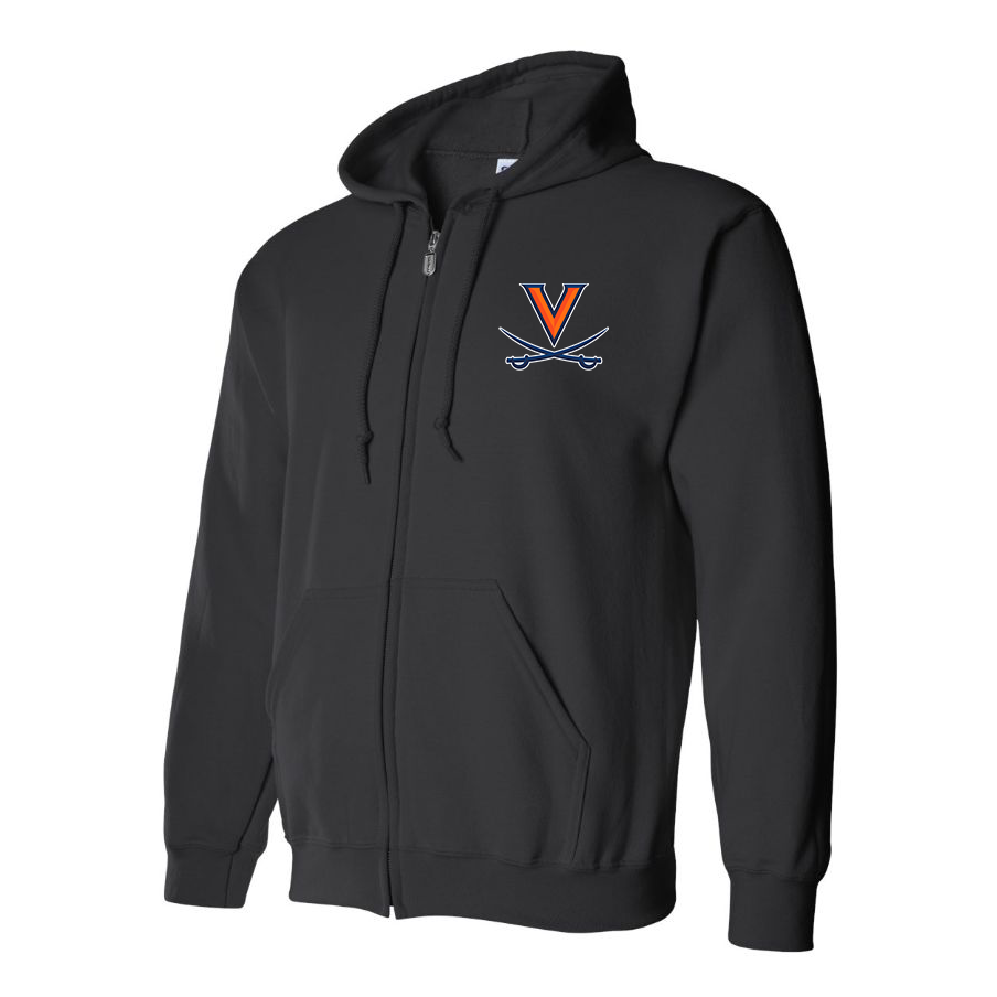 Men's Virginia Cavaliers  Zipper Hoodie