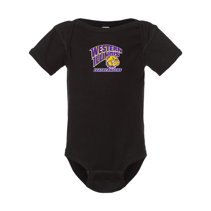 Western Illinois Leathernecks  Baby Romper Onesie