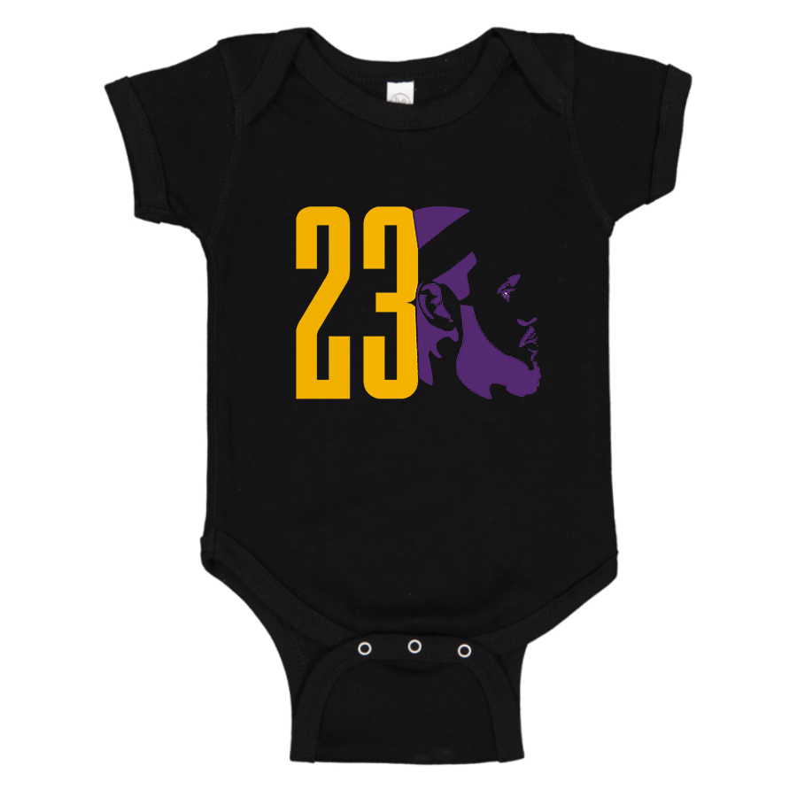 Lebron James 23 Baby Romper Onesie