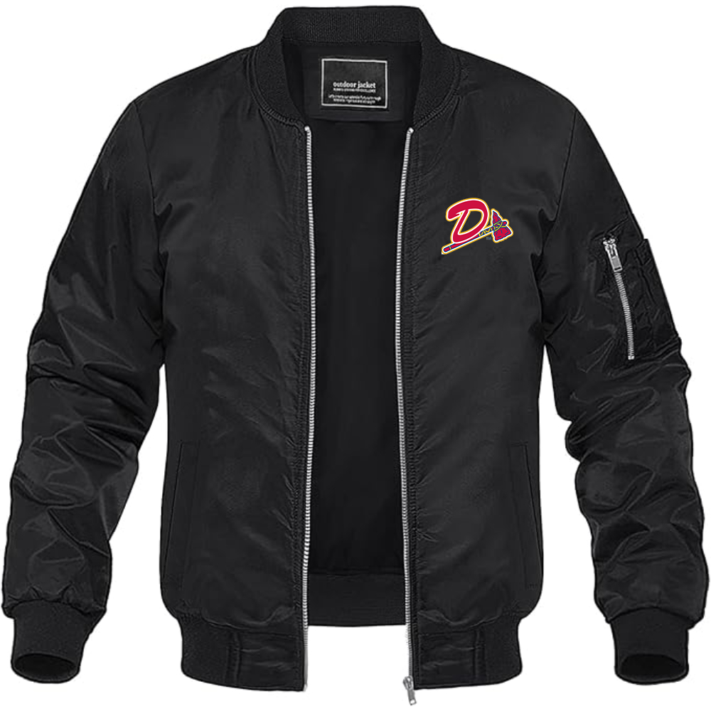 Men's Danville Braves Logo Lightweight Bomber Jacket