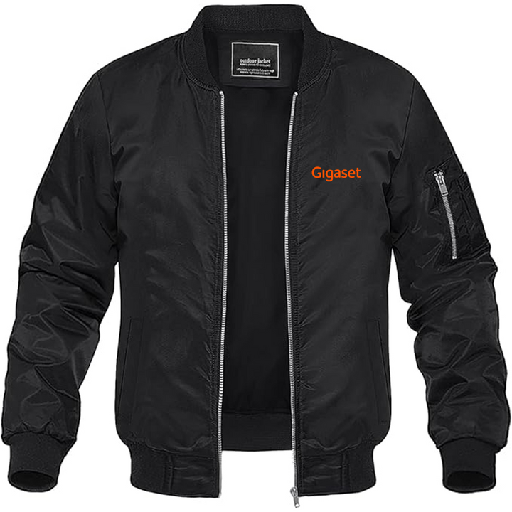Men's Gigaset Logo Lightweight Bomber Jacket