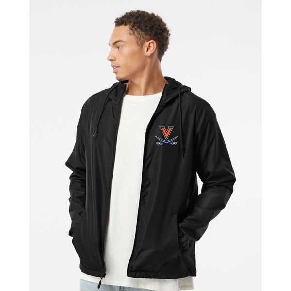 Men's   Virginia Cavaliers  Independent Trading Co Lightweight Windbreaker Full-Zip Jacket