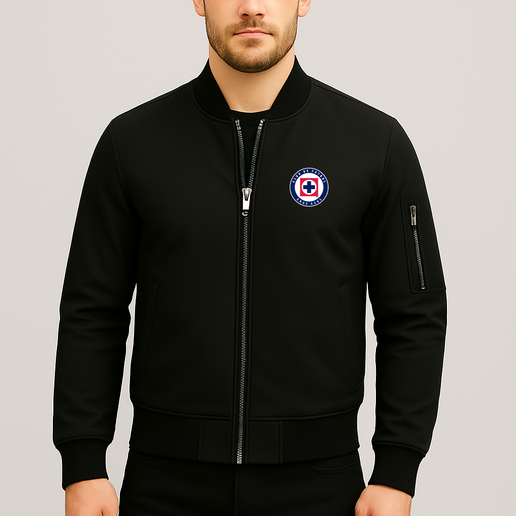 Men's Cruz Azul Football Club Lightweight Bomber Jacket