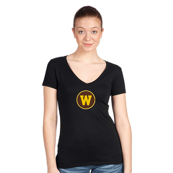 Women's  Western Michigan Broncos Next Level V-Neck T-Shirt