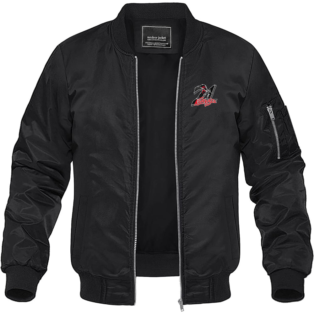Men's 21 Savage Music Lightweight Bomber Jacket Windbreaker Softshell Varsity Jacket Coat