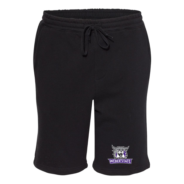 Men's  Weber State Wildcats Independent Trading Co Midweight Fleece Shorts