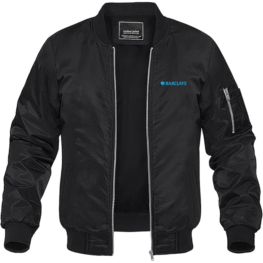 Men's Barclays Logo Lightweight Bomber Jacket