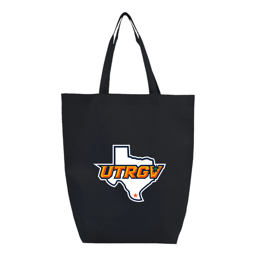 UTRGV Vaqueros Q-Tees Non-Woven Gusset Bottom Tote